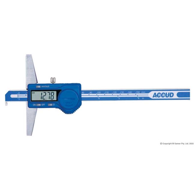 Accud 150mm Digital Hook Depth Caliper AC-173-006-11