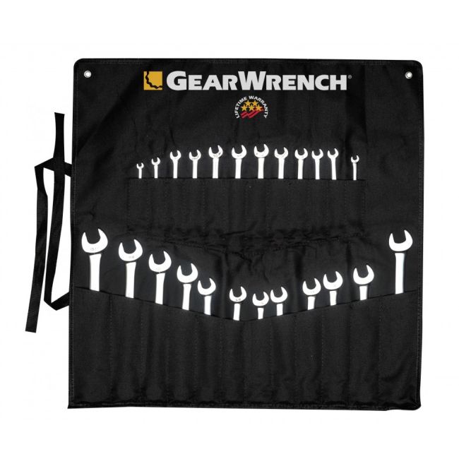 GearWrench 81931 Wrench Set 24 Piece Full Polish Combination