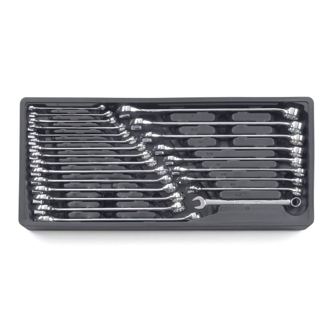 GearWrench 81900 Wrench Set 24Pc SAE/Metric Long Pattern Combination Non-Ratchet 81900