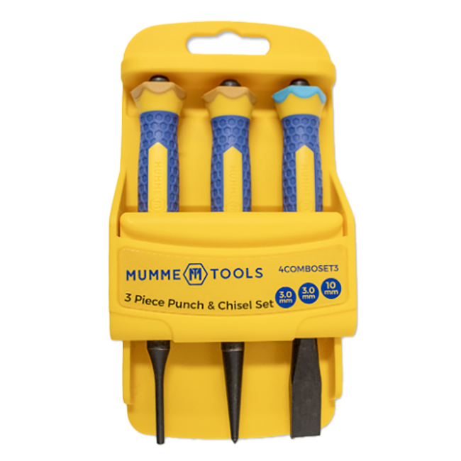 Mumme 3PC Punch & Chisel Combination Set 4COMBOSET3
