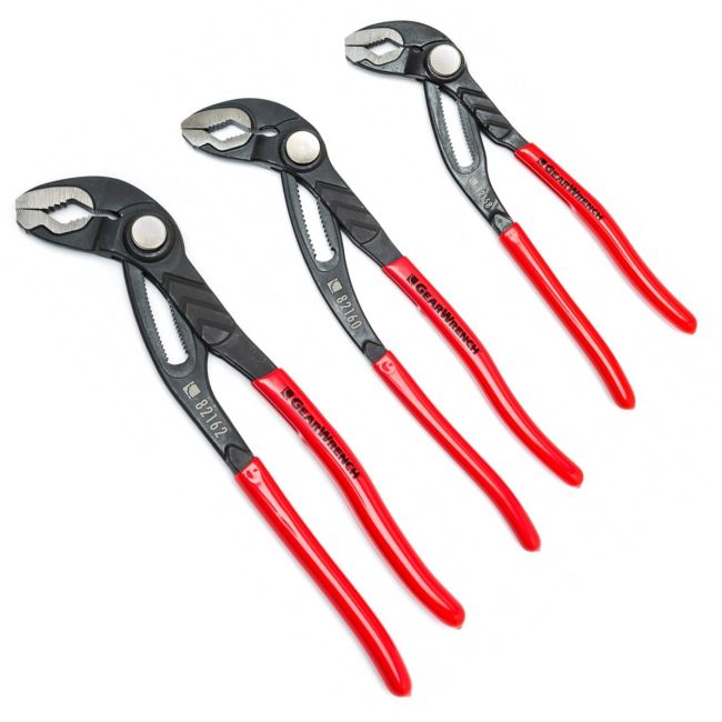 GearWrench 3 Piece Tongue & Groove Pliers Set 82118