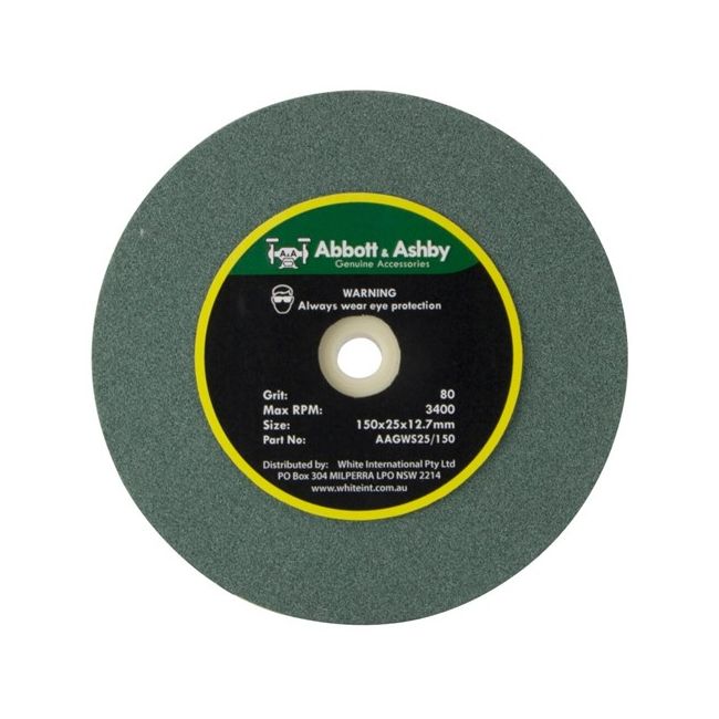 Abbott & Ashby 80 GRIT 25X200MM Grinding Wheel Silicone Carbide AAGWS25/200