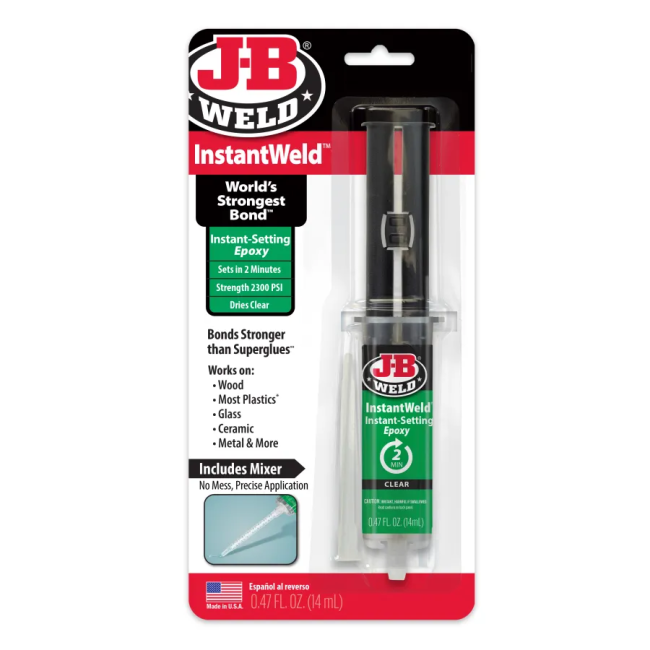J-B Weld 14 ml InstantWeld Syringe 50111