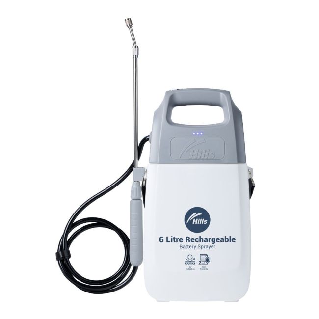 Hills Rechargeable Sprayer 6 Litres 120min Work Time 50134043