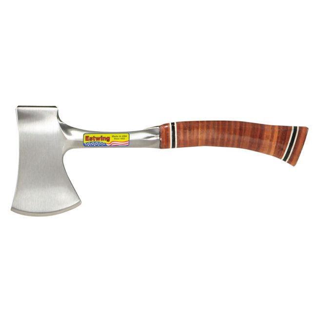 Estwing Sportsmens Axe with Leather Grip 70mm Cutting Edge 300mm Long E14A