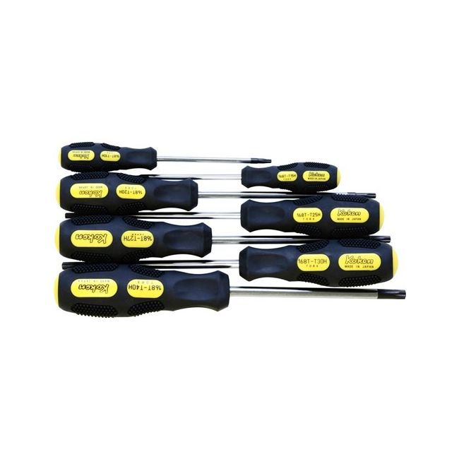 Koken 7PC Torx Screwdriver Set Tamper Proof KO168T/7