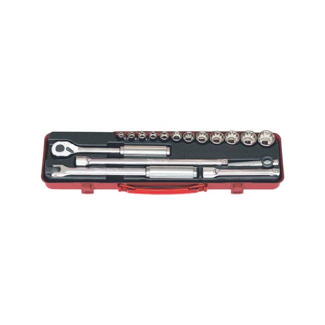 Koken 17PC 3/8"Dr AF Socket Set (1/4" 7/8") AF (6PT & 12PT) KO3206A