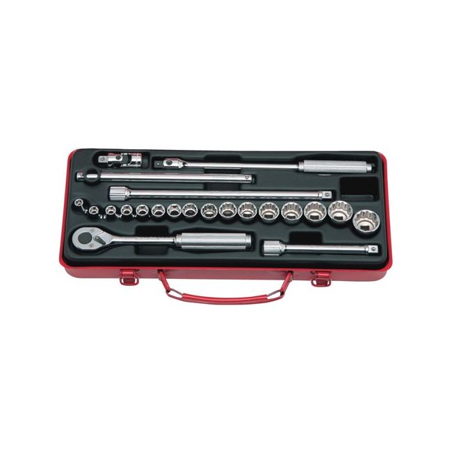 Koken Socket Set 3/8Dr-6PT&12PT 6-22MM (22PCS) KO3210M