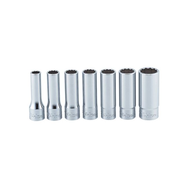 Koken SOCKET SET 3/8DR-12PT DEEP  5/16-11/16AF KO3215A