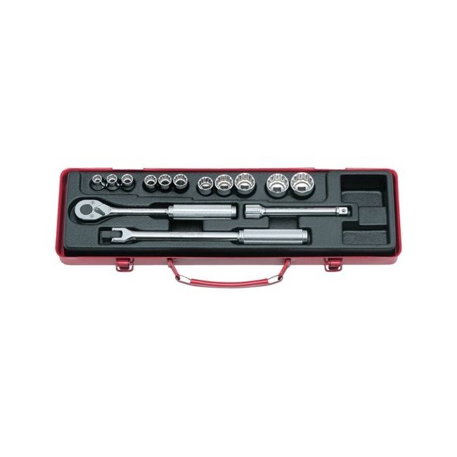 Koken Socket Set 3/8Dr-12PT 8-22MM (14PCS) KO3220M