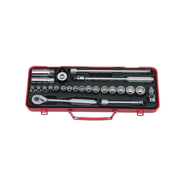 Koken Socket Set 3/8Dr 6PT & S/Plug Sockets 24PCS KO3275