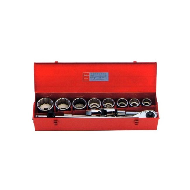 Koken Socket Set 1Dr 12PT 1 7/16-2 1/2AF(12) KO8200A
