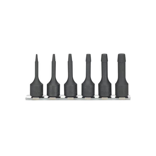 Koken 5PC 1/2"Dr Bolt Twister Set (8MM 16MM L75MM) On Rail KORS4129/5-L75