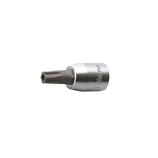 Koken 1/4"Dr TH27 Tamper Resistent Torx Socket KO2025-28TH27