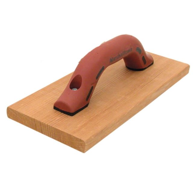 Marshalltown REDWOOD FLOAT 305X127MM 19MM THICK D/SOFT HANDLE MT44D - 14503