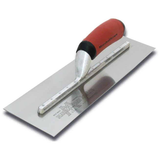 Marshalltown 279X121MM Finishing Trowel Bright Stainless Steel DuraSoft Handle MTMXS3SSDH 11439