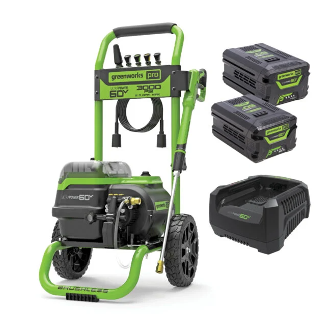 Greenworks 60V 3000PSI Dual Port Pressure Washer Kit 5121502AU