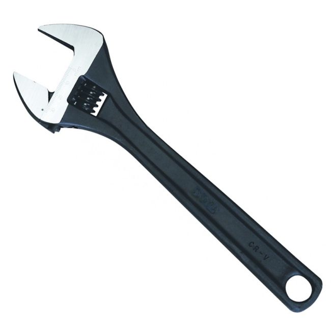 SP Tools Wrench 300Mm Adjustable Wide Jaw Premium Black SP18073