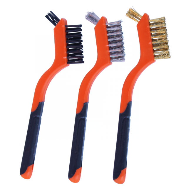 SP Tools Wire Brush Set 3 Piece 180Mm Mini SP30890