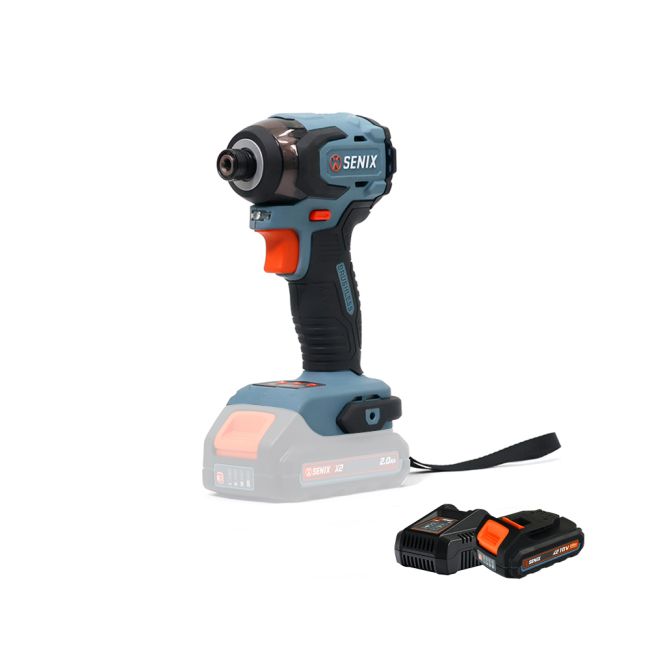 Senix X2 18V Brushless Impact Driver Kit PDIX2-M2-EU