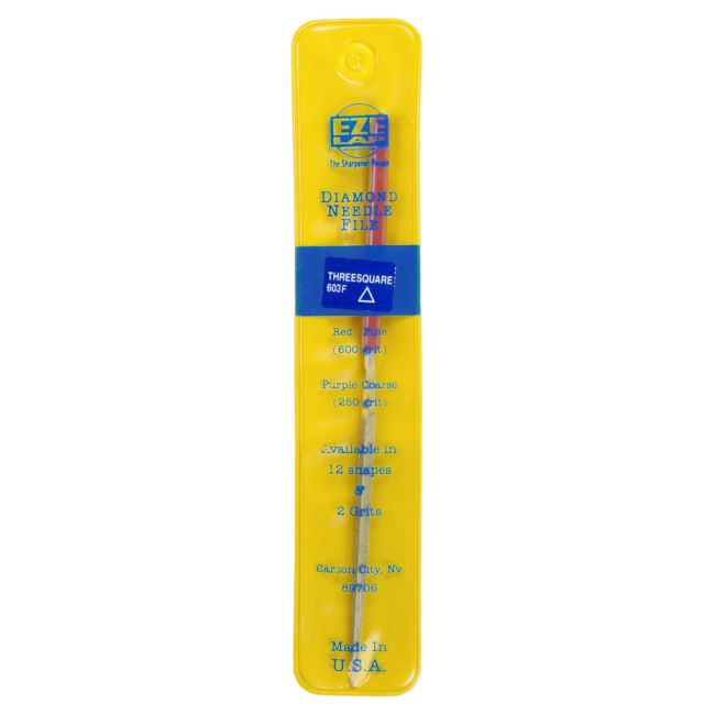 Eze-Lap Fine Three Square Diamond Needle File 603F