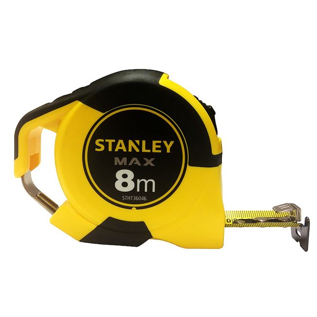 Stanley STHT0-36046 Tape Measure 8m x 25mm MAX Magnetic STHT0-36046