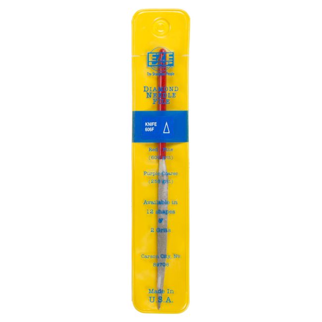 Eze-Lap Fine Knife Diamond Needle File 606F