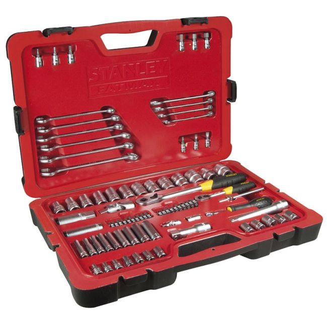 Stanley 84PC 1/4"/1/2" Socket & Tool Set FMHT0-73022