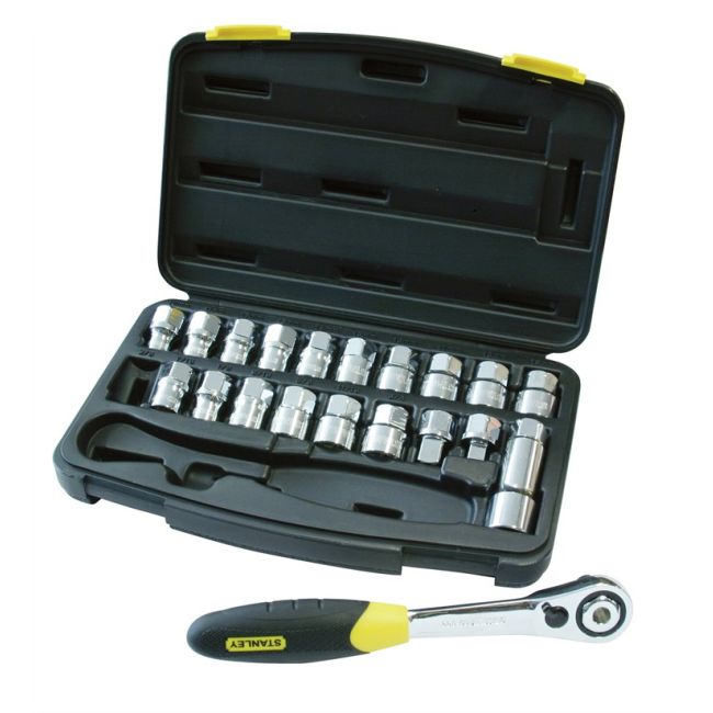 Stanley 21PC 3/8" & 1/2" Drive Metric/SAE Socket Set  89-811