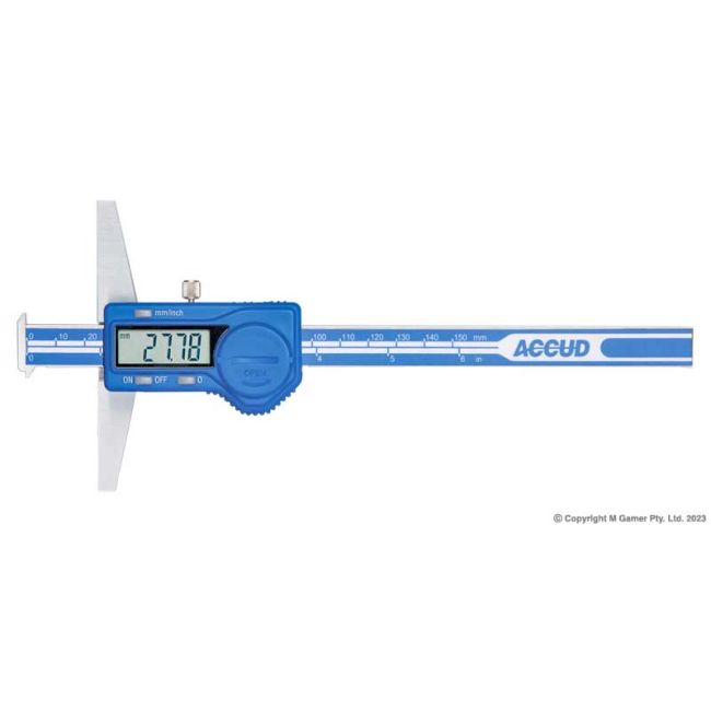 Accud 200mm Digital Double Hook Depth Caliper AC-174-008-11