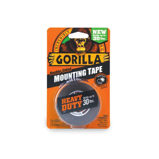 Gorilla Mounting Tape Black 41027