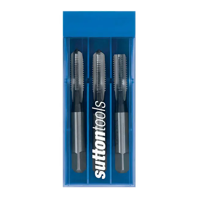 Sutton #12 x 28 UNF HSS Hand Tap Set - 3 Piece T9040549