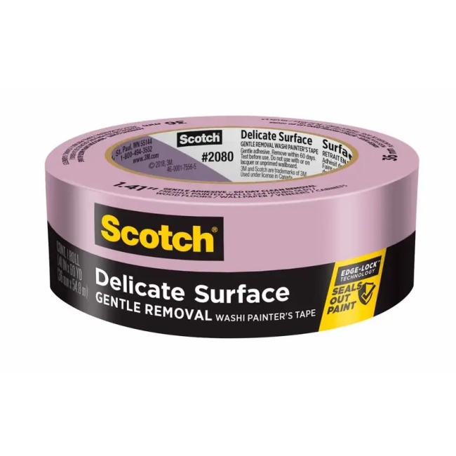 Scotch Painter's Tape Delicate Surfaces 36mm x 55m 70009102909
