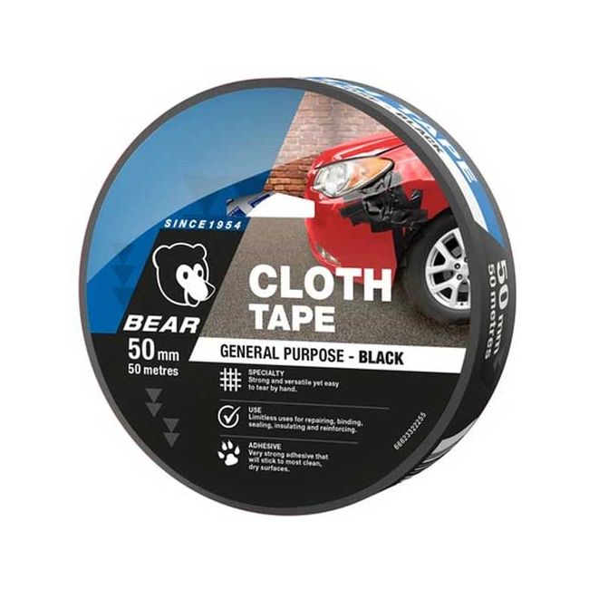 Bear 50MM X 50M Cloth Tape 66623322255