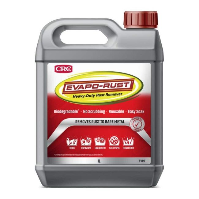 CRC Evapo‑Rust Ready to Use 1 L – Non-Toxic Rust Remover for Tools, Automotive & DIY