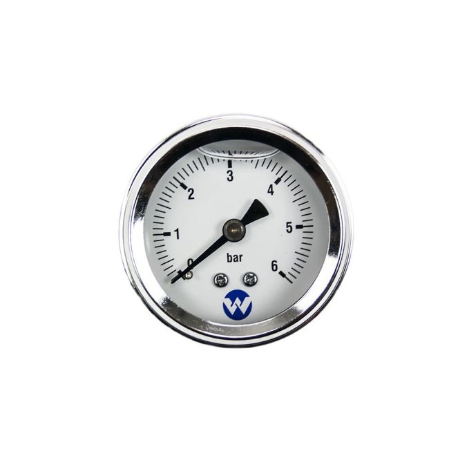 White International PUMP PRESSURE GAUGE 6 BAR LIQUID FILLED WHI-6BARPG
