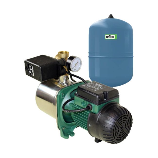 DAB DAB-JINOX102MP-18V - Stainless Steel Self Priming Jet Pump with 18L Vertical Tank  DAB-JINOX102MP-18V