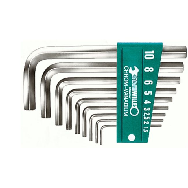 Stahlwille SET 13PC A.F. L-SHAPD HEX KEY SHORT SERIES IN HOLDER SW10760 ACV/13 - 96435502