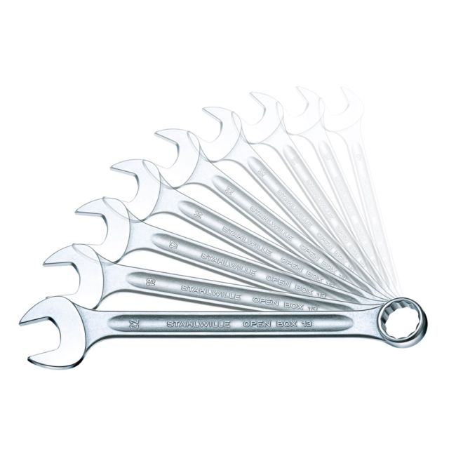 Stahlwille SET 20PC AF COMBO SPANNER 1/4" - 1-1/4"AF SW13A/20 - 96404804