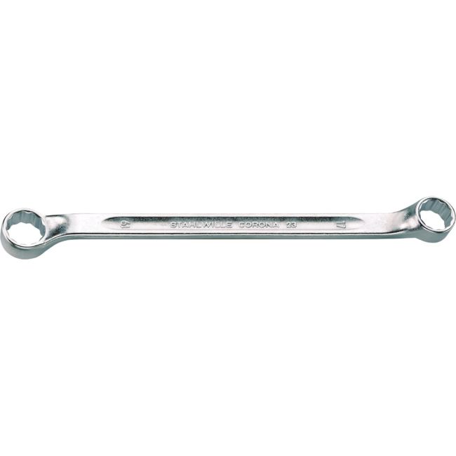 Stahlwille SPANNER 14 X 15MM DBL END RING   SHALLOW OFFSET 219MM LONG SW23 14X15 - 41071415
