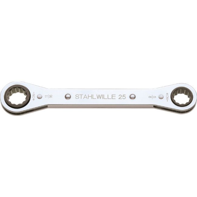 Stahlwille SPANNER RATCHET RING1/4"X5/16" SOLID STEEL SW25 AN 1/4X5/16 - 41561620