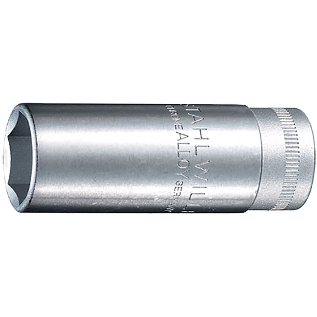 Stahlwille SOCKET 3/8"DR 11/16" SPARK PLG   (18MM) WITH RUBBER INSERT SW4606 18-11/16 - 02130018