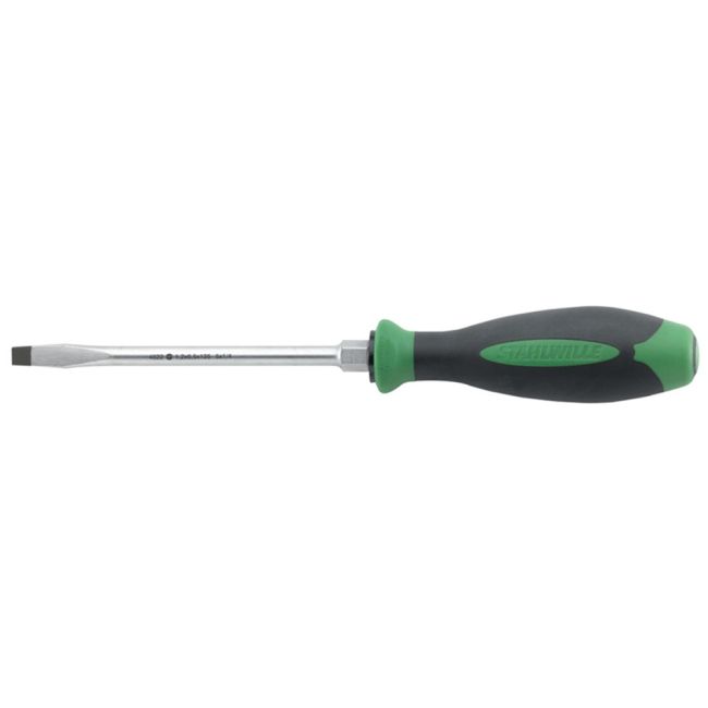 Stahlwille SCREWDRIVER  SLOTTED #1 DRALL+   1.0 X 5.5 X 100MM WITH HEXGN SW4622 1.0X5.5X100 - 46223555