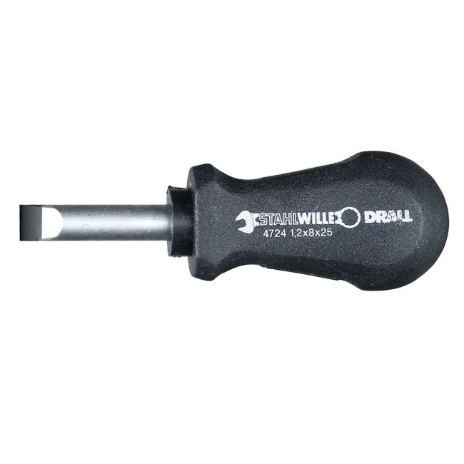 Stahlwille SCREWDRIVER 1.0X5.5X25MM DRALL   SLOTTED BLADE SW4724 2 5.5X25 - 47241060