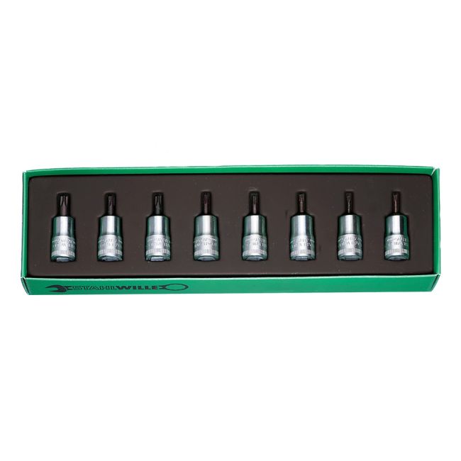 Stahlwille SET 3/8"DR 8PC TRX SCREWDRIVER SKT T9 - T40 SW49 TX/8 - 96021001