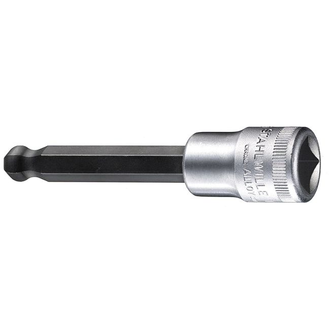 Stahlwille SOCKET 1/2"DR 6MM INHX BLL END   100MM LONG SW54 KK 6 - 03280006