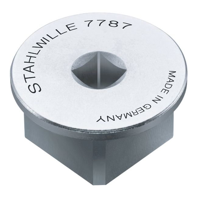 Stahlwille ADAPTOR SQUARE DRIVE 1/4"DR 3/4" PLUG 6.3 X 20MM SW7787 - 58521087