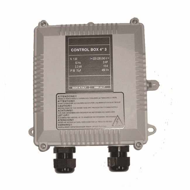 Tesla CONTROL BOX  4" 2.2KW - 3HP 20A 60MF TES-CBOX220