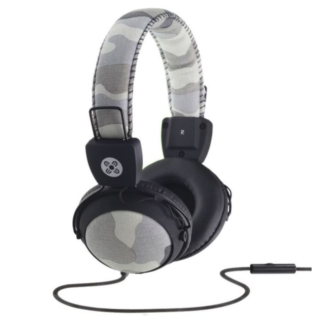 Moki Headphones W/ In-Line Mic Camo Grey ACC-HPCAMGY