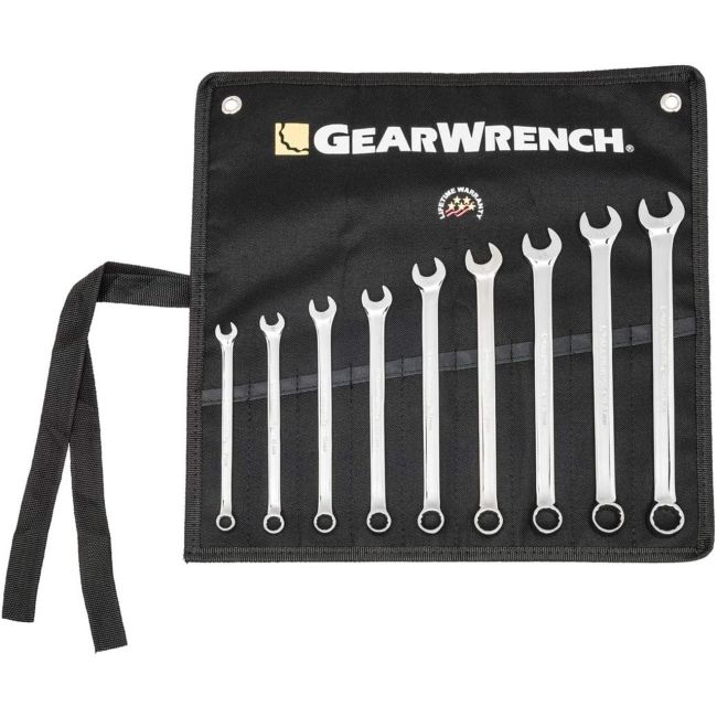 GEARWRENCH 9 PC 12 POINT METRIC COMBINATION WRENCH SET 81932